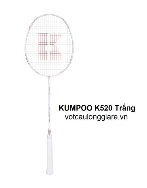 hình ảnh vợt kumpoo k520 trắng power control