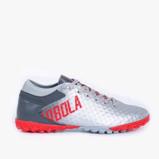 Chiếc giày Jogarbola Colorlux 2.0 Ultra bạc đỏ thiết kế ấn tượng tại Hali Sport
