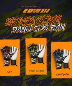 Găng Tay Thủ Môn Zocker Gloves Edwin với 3 màu ấn tượng