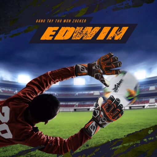 Găng tay thủ môn Zocker GLOVES EDWIN thiết kế ấn tượng tại Hali Sport