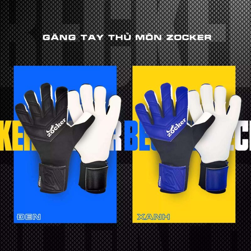 Găng Tay Thủ Môn Zocker Gloves Becker với 2 màu  tại Hali Sport