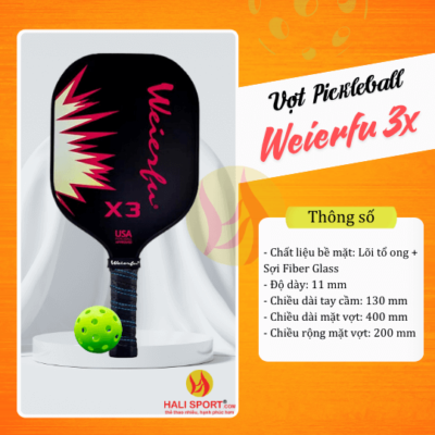 Vợt Pickleball Weierfu X3 chính hãng