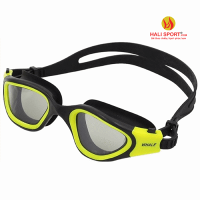 Kính bơi WHALE đen vàng CF-7200 chính hãng tại HaLi Sport
