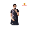 Váy cầu lông Kumpoo KP321 đen chính hãng