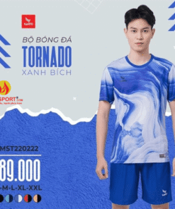 Bộ quần áo bóng đá Kamito Tornado xanh bích chính hãng tại HaLi Sport