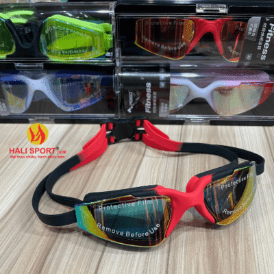 Kính bơi Peiso MC-823 Đỏ Đen chính hãng tại HaLi Sport