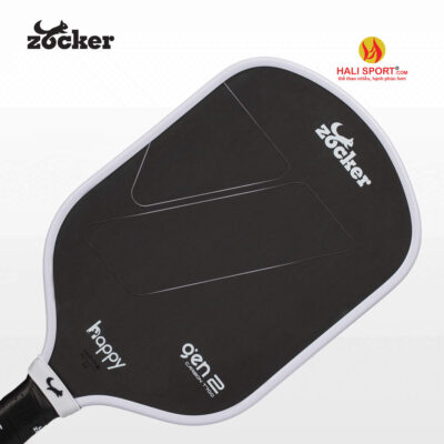 Mặt vợt Pickleball Zocker HP02 Gen 2 trắng