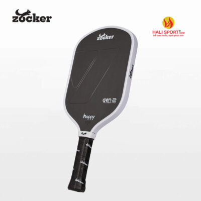 Vợt Pickleball Zocker HP02 Gen 2 Trắng - Hoàn hảo cho Newbie HaLi Sport