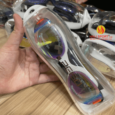 Hộp đứng kính bơi Peiso tráng gương A-369 trắng cam chính hãng tại HaLi Sport