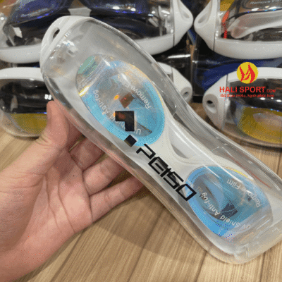 Hộp kính bơi tráng gương Peiso A-369 trắng xanh chính hãng tại HaLi Sport