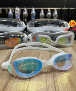 Kính bơi tráng gương Peiso A-369 trắng xanh chính hãng