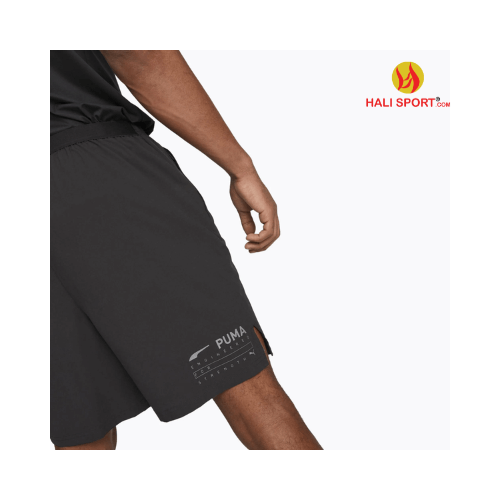 Mặt sau quần Short running puma đen 523135-01 chính hãng tại HaLi Sport Mặt sau quần Short running puma đen 523135-01 chính hãng tại HaLi Sport
