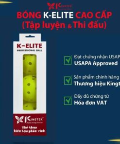 Bóng Pickleball Chuẩn Thi Đấu Kingtek K-Elite Chứng Nhận USAPA Chính Hãng