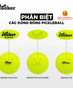 Bóng Thi Đấu Pickleball Zocker Five Star Gen 2 - Siêu bền, ổn định HaLi Sport