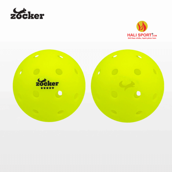 Bóng Thi Đấu Pickleball Zocker Five Star Gen 2 - Siêu bền, ổn định HaLi Bóng Thi Đấu Pickleball Zocker Five Star Gen 2 - Siêu bền, ổn định HaLi