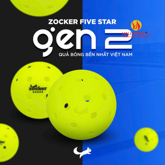 Bóng Thi Đấu Pickleball Zocker Five Star Gen 2