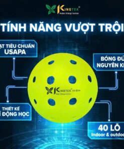 Cấu tạo Bóng Pickleball Chuẩn Thi Đấu Kingtek K-Elite Chứng Nhận USAPA HaLi Sport