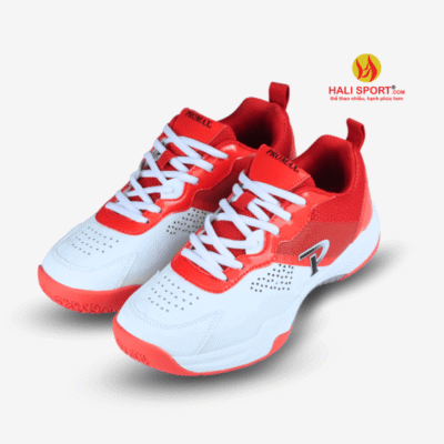 Giày Cầu Lông Promax PR-241023 Trắng Đỏ Chính Hãng HaLi Sport