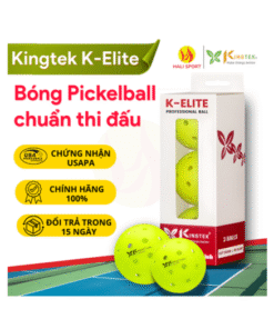 Hộp 3 bóng Pickleball chuẩn thi đấu Kingtek K-Elite chứng nhận USAPA HaLi